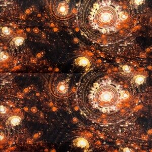 Cosmic Patterned Fabric, 45 in wide, 2 yards, 100% cotton, NWOT